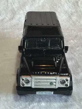 Black Die-Cast Utility Truck Toy